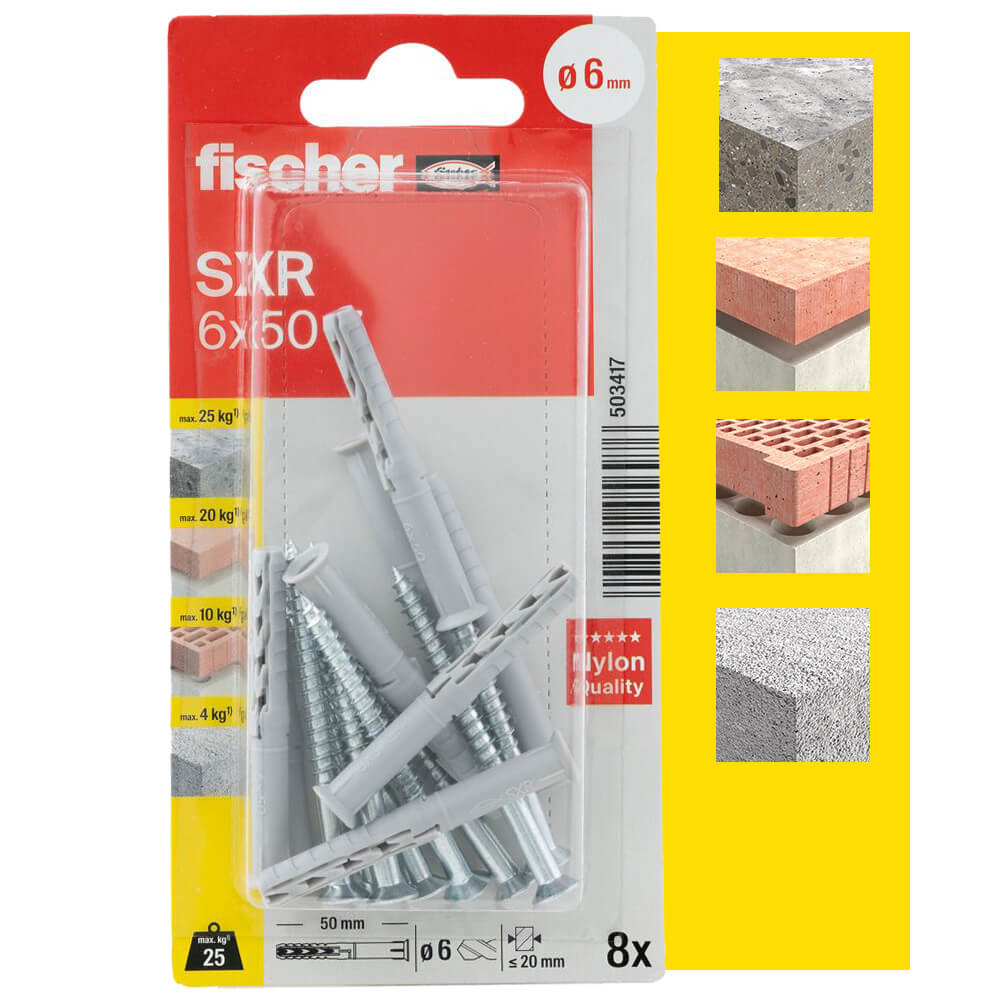 fischer Colour-Coded Fixing Guide