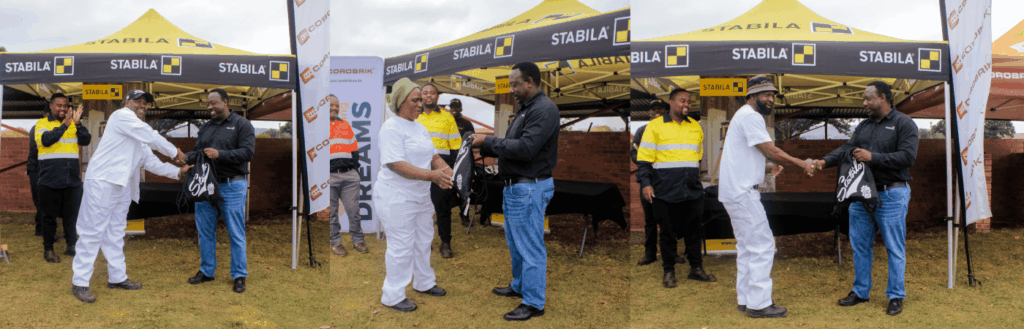 STABILA and Corobrik SA Launch the #my1ststabila Campaign at the Corobrik Building School in Lawley, Gauteng